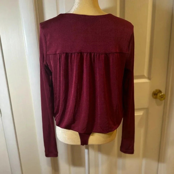 Free People Intimately Turnt Bodysuit in Dark Rhubarb - Picture 5 of 10